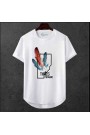 Unisex Oversize Şehir Baskili T-shirt